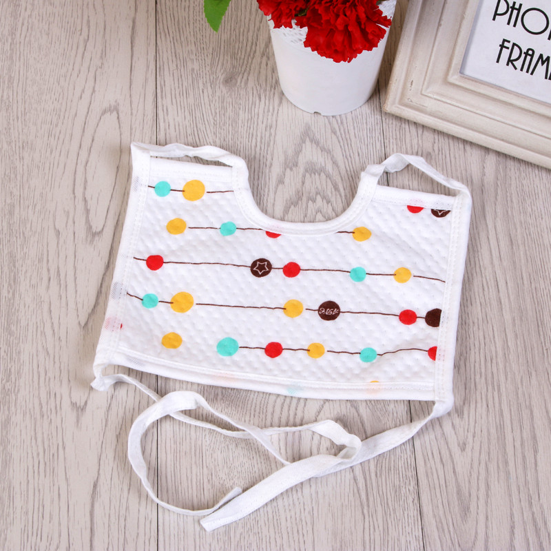 Square Pure Cotton Mask Type Fixed Bib Saliva wipes [Exclusive for Foreign Trade details Picture