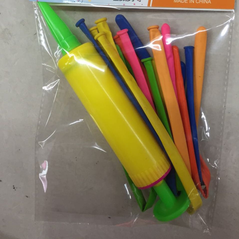 Balloon air cylinder toys, long strip balloon air cylinder toys, children's balloons