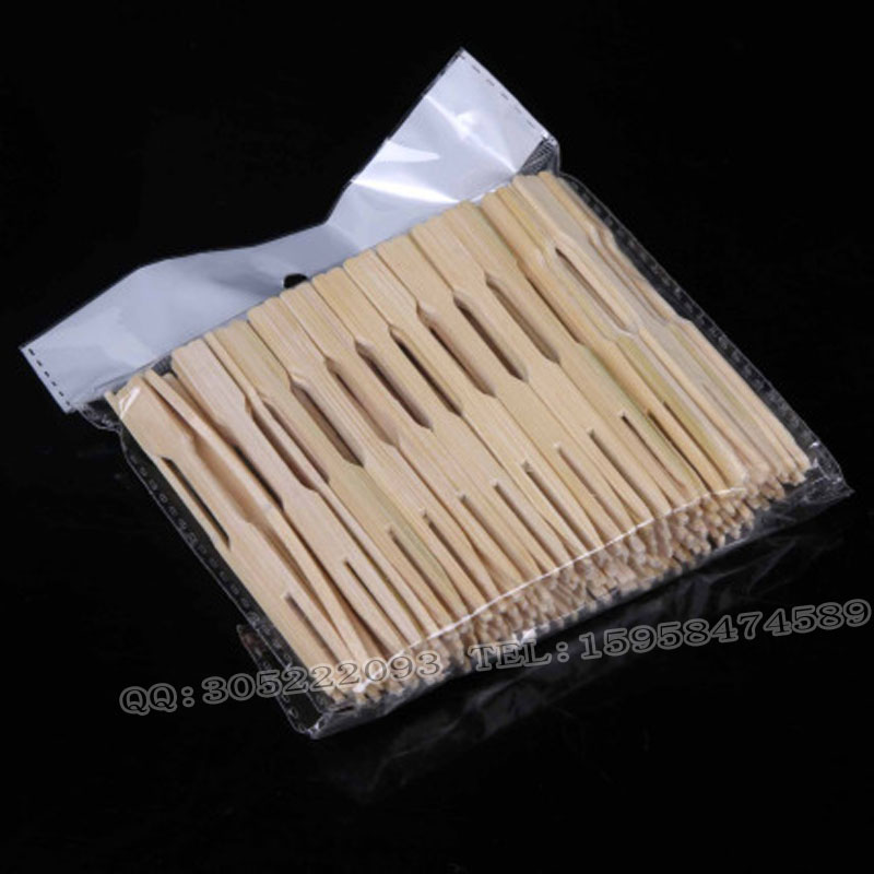 竹制水果叉/袋装水果叉/一次性水果叉产品图