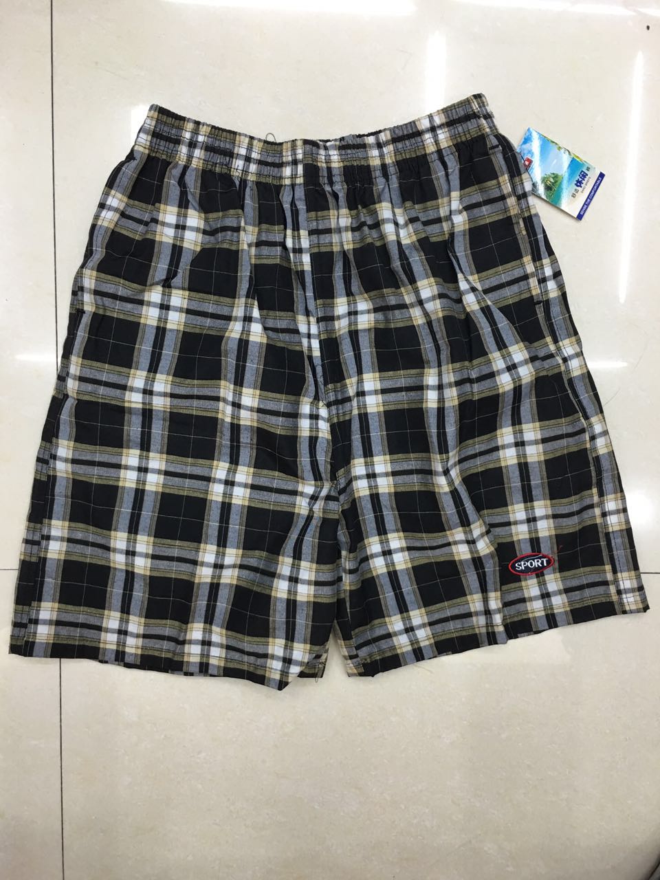 Wave Dance Boxer Shorts In Five Plaid Application Scenario