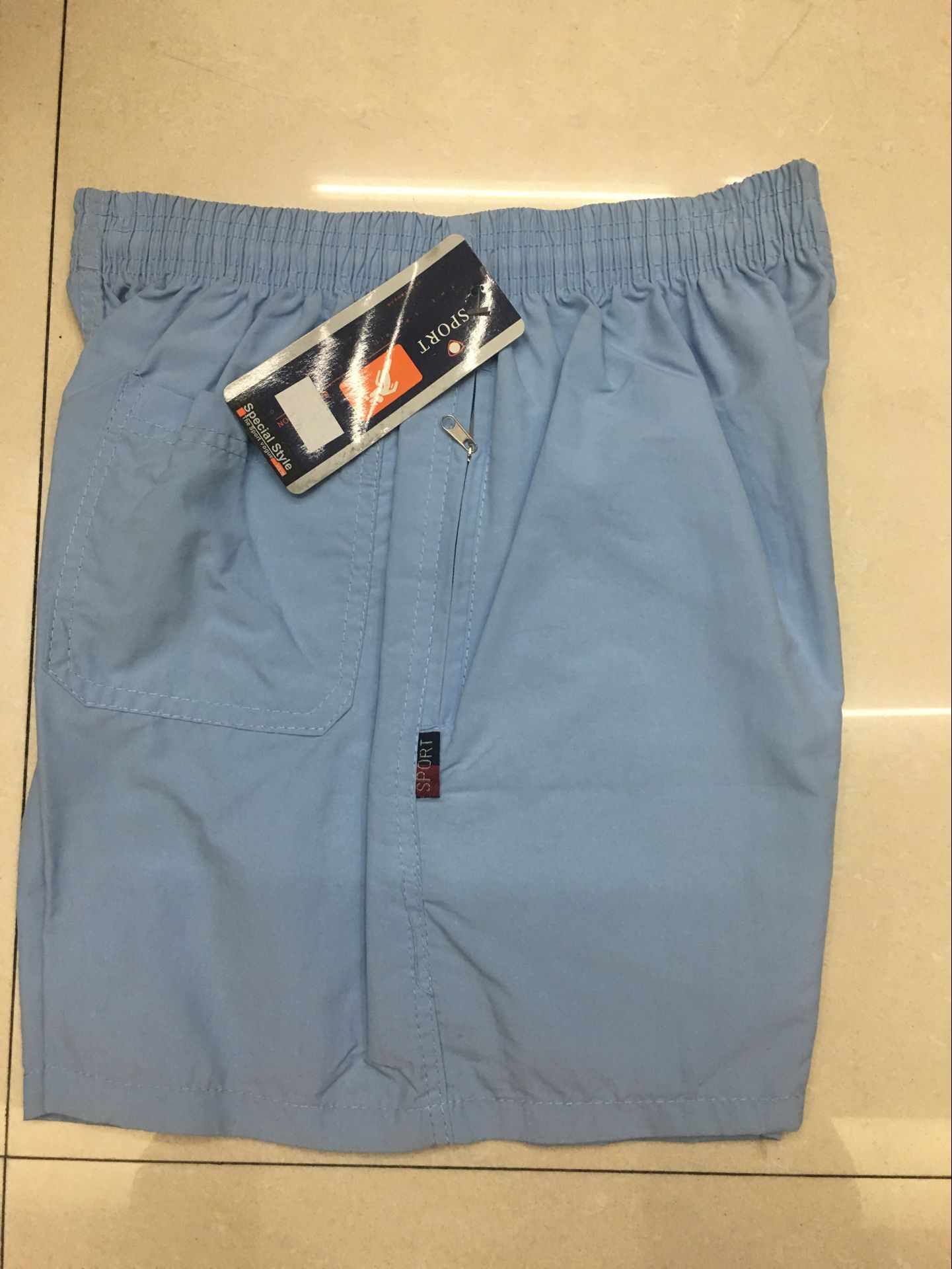 Wave Dance Summer Men's Cotton Home Sports Pants details Picture