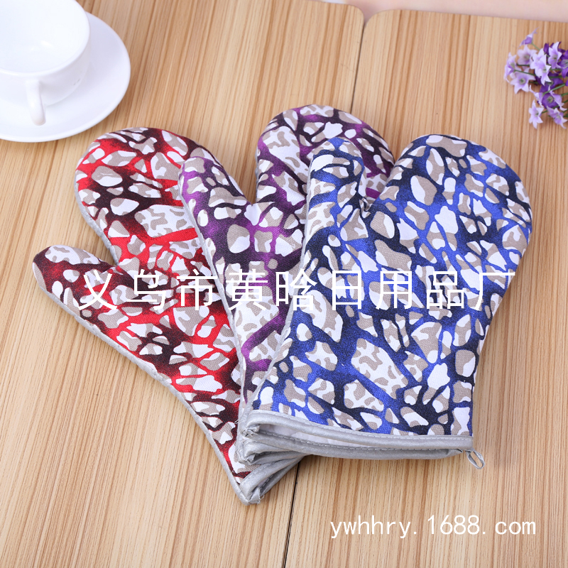 【LOVELY HOME】【持嘉】隔热手套全棉加厚微波炉手套 家用隔热手套 非一次性就烫坏的手套微波炉手套防烫手套