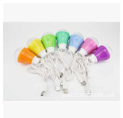 Portable power charger USB bulb LED energy-saving lamp camping outdoor emergency light bulb 5W