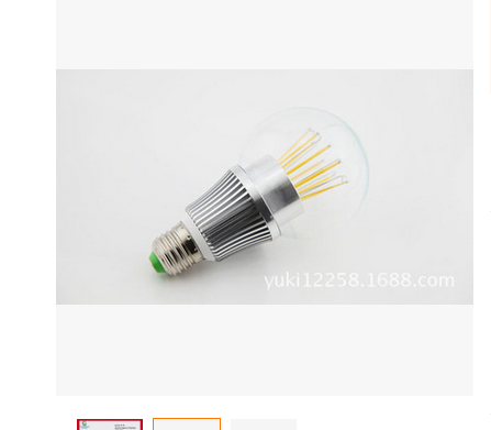 Factory direct sales of 9w filament bulb 360-degree luminous Edison bulbs to replace incandescent bulbs details Picture