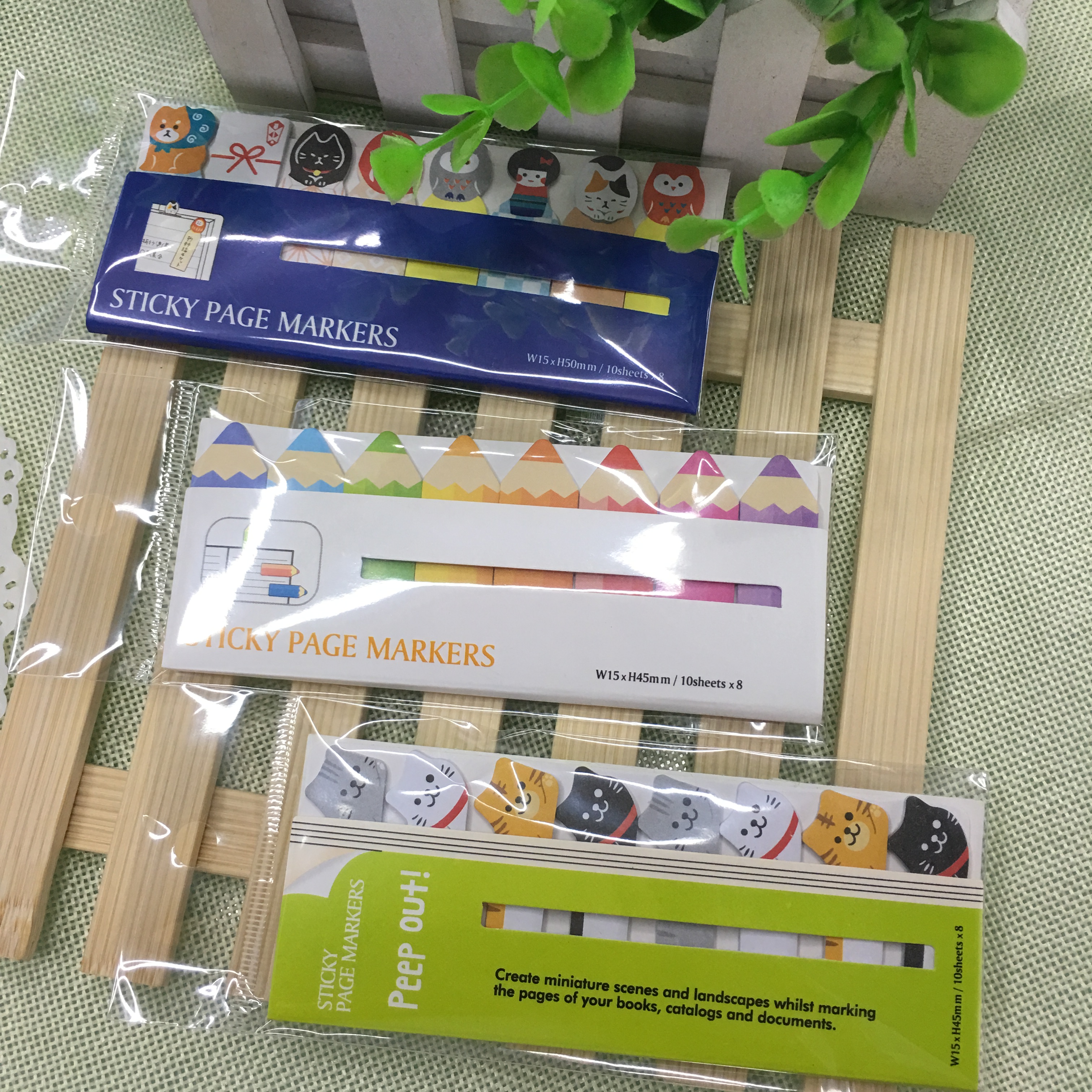 Wanbang wb-1868 cartoon-shaped sticky note with 100 pages details Picture