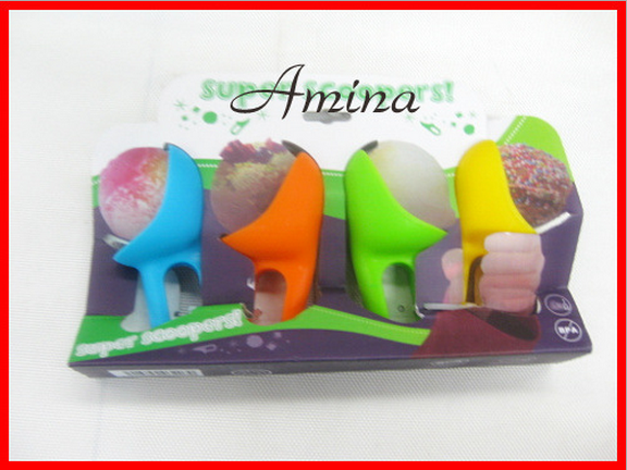 Ice cream scooper Ice cream cup, ice cream spoon, set details Picture