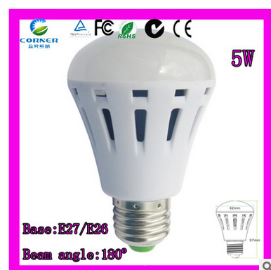 A19LED bulb with high thermal conductivity, high insulation, high pressure and high temperature resistance 5W7W plastic aluminum bulb