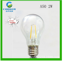 LED filament lamp replaces traditional tungsten filament lamp - energy-saving high luminous efficiency A50 A60 filament lamp