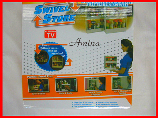 Manufacturers direct rotating storage rack TV storage rack TV seasoning rack T coke rack drink rack