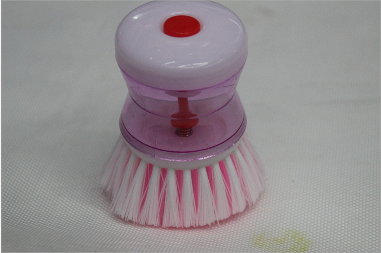Factory direct creative kitchen kitchen dishwashing helper automatic hydraulic wash brush automatic liquid brush pot