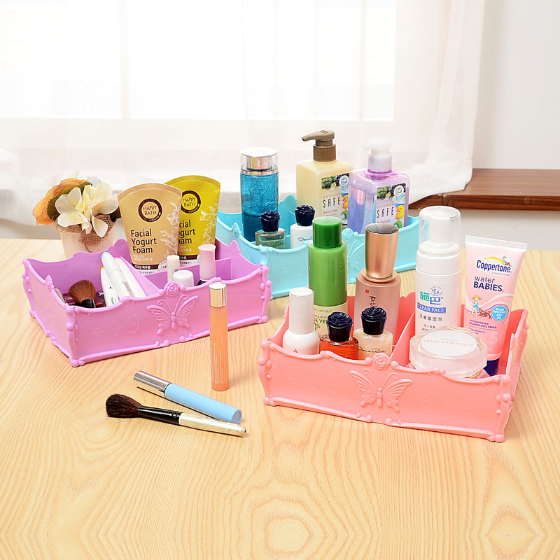 创意时尚收纳盒 桌面化妆品收纳 杂物整理盒产品图
