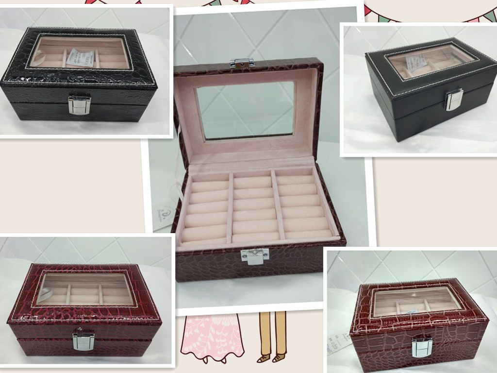 2016 new ring box watch box PROFESSIONAL PU leather watch box ring box manufacturers direct
