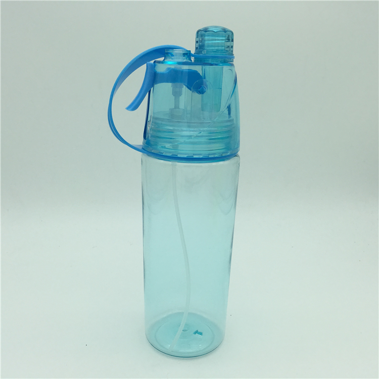 夏季创意喷雾水杯降温水瓶户外运动水壶便携喷水随手杯子产品图