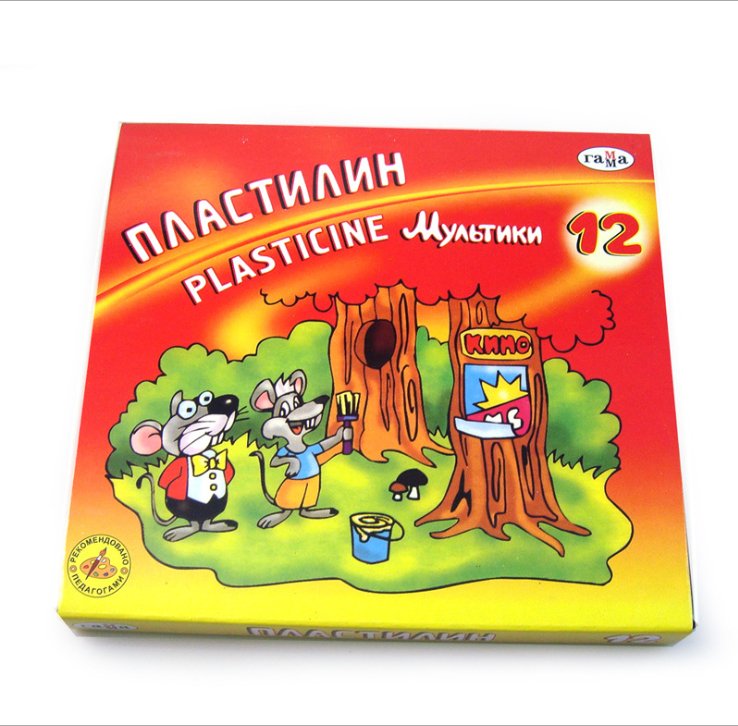 橡胶泥/红盒/12色细节图