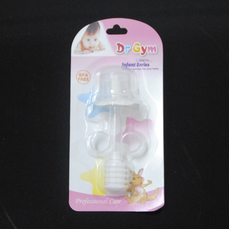 Baby syringe medicine feeder with graduated measuring cup baby medicine device anti-choking white