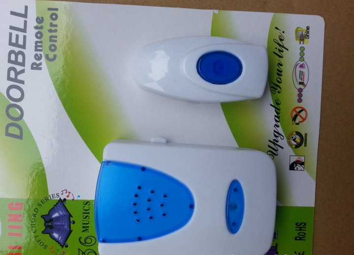Wholesale fashion home creative doorbell, mini wireless doorbell simple and convenient function