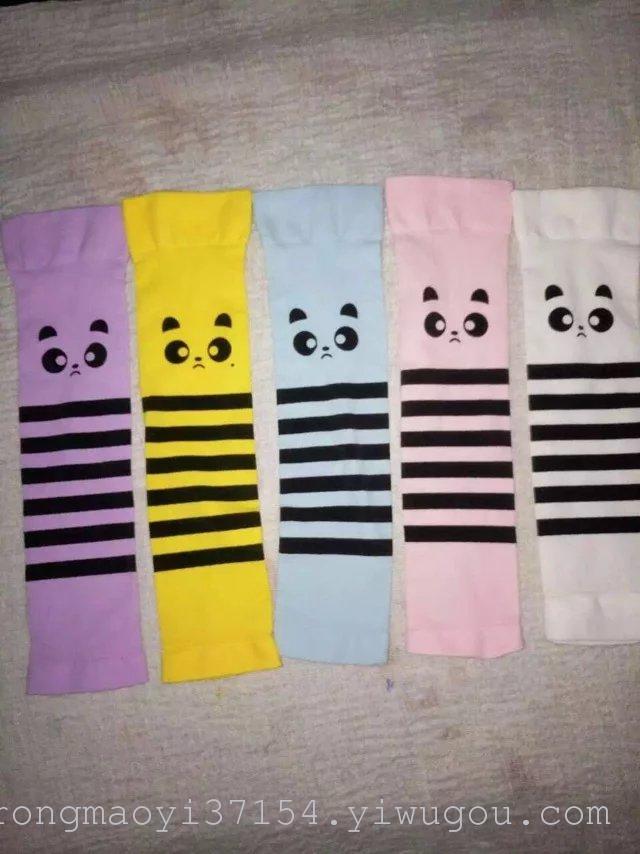 Korean cartoon children's ice silk sun protection sleeve, ice sleeve sun protection cycling arm guard for summer Specification image