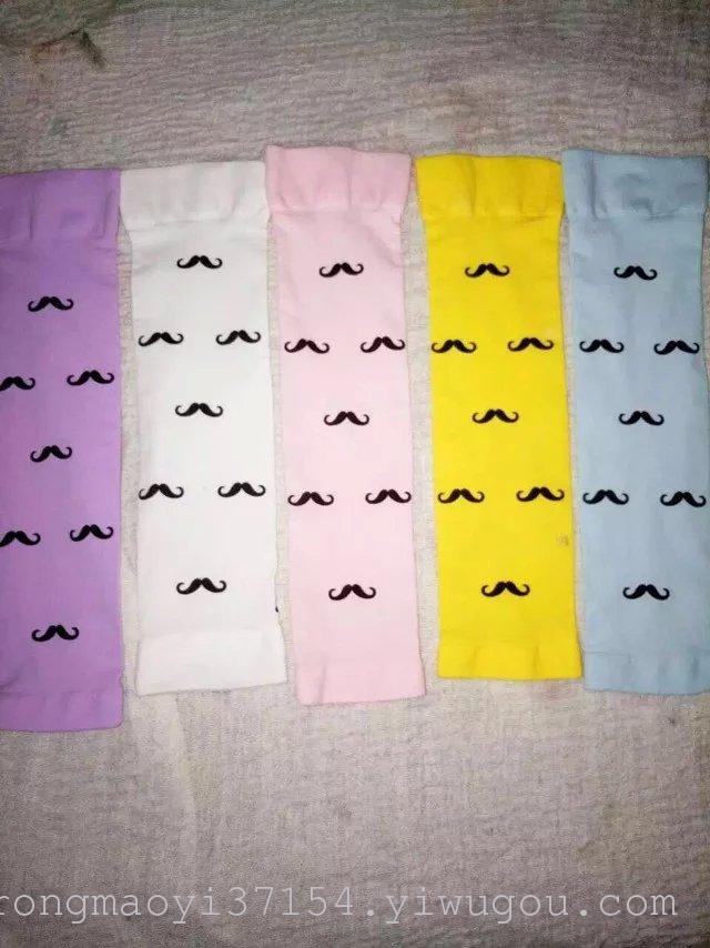 Korean cartoon children's ice silk sun protection sleeve, ice sleeve sun protection cycling arm guard for summer details Picture