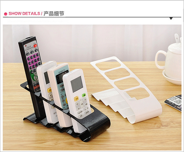 Popular TV products creative Tieyi four - panel remote control shelf desktop TV air conditioner remote control shelf