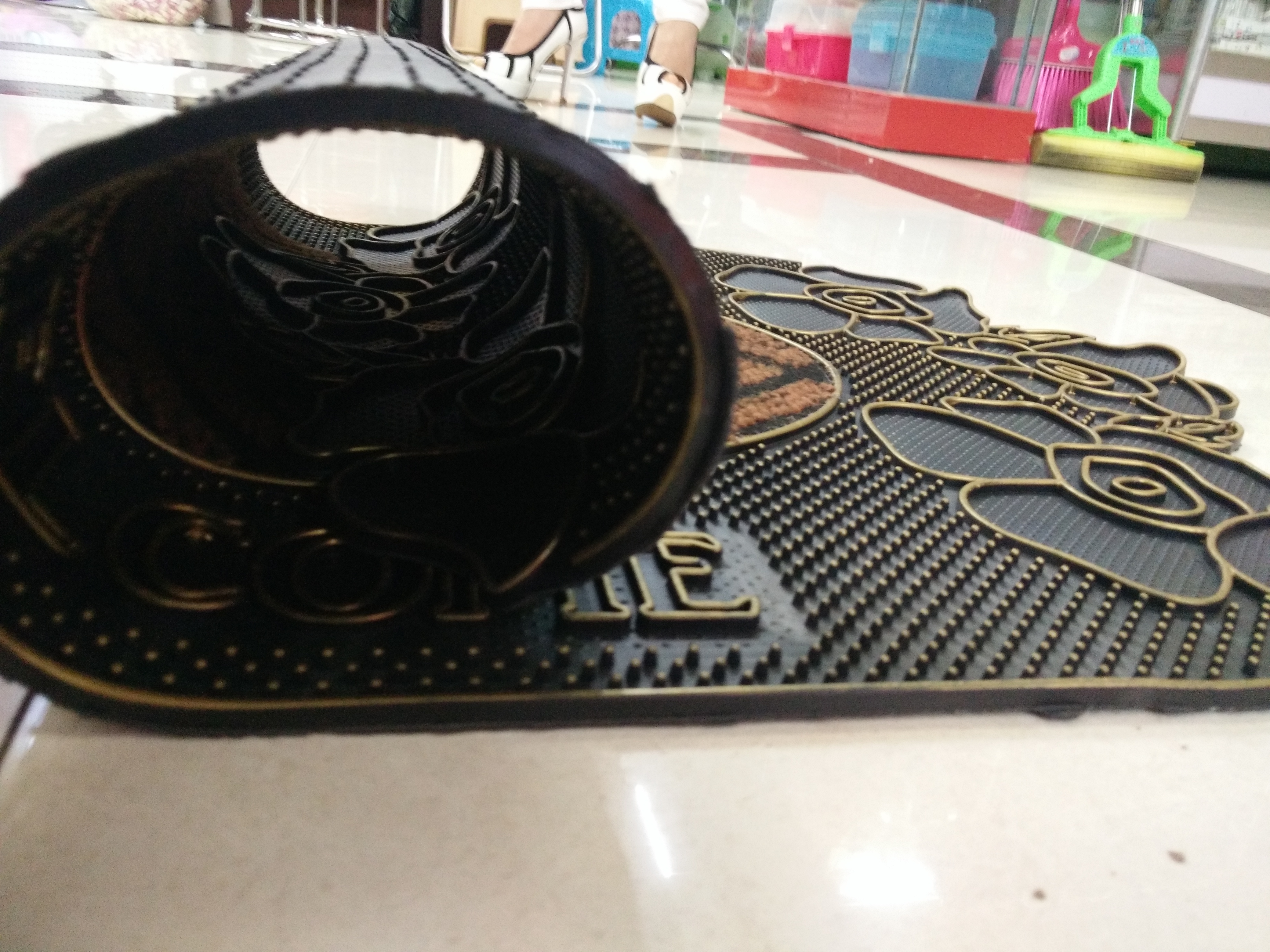 欧式橡胶地垫门垫 入户玄关客厅脚垫地垫厨房防滑垫厂产品图