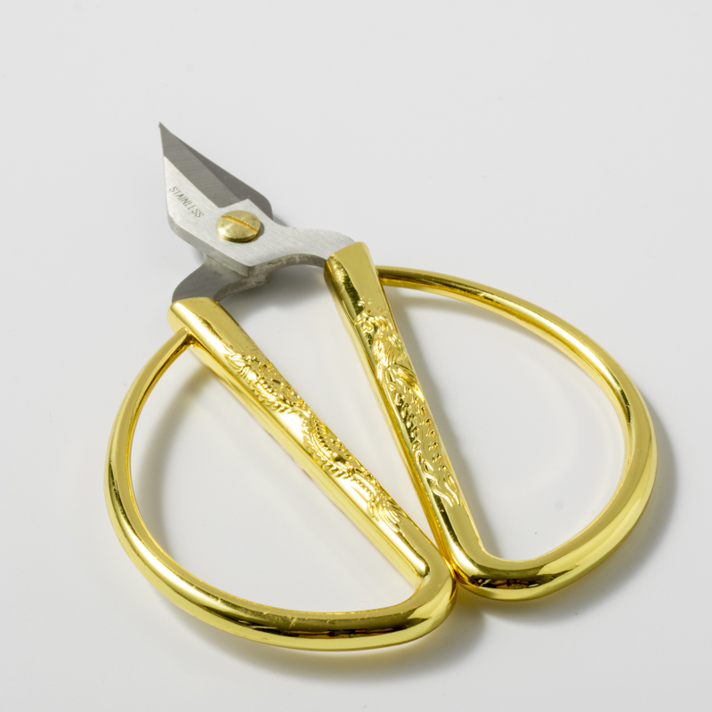 Yl1603-5 Dragon and Phoenix scissors small wedding scissors traditional wedding sewing scissors