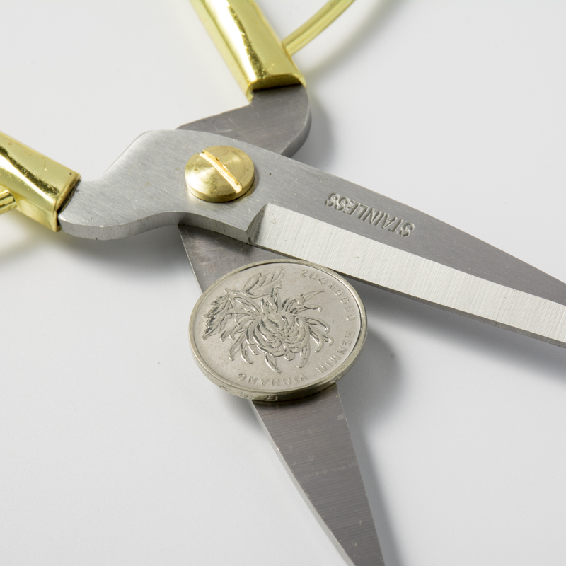 YL1601-1# Dragon and Phoenix Scissors Large Household Wedding Sewing Scissors details Picture