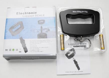 Wholesale supply of digital handheld luggage scales AM-A09L multi-functional portable scales