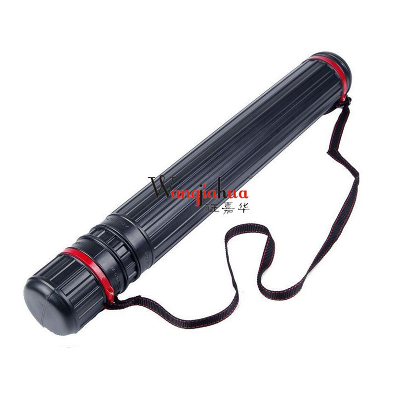 射箭器具玻纤箭碳素箭铝箭壶 箭筒 箭囊 塑料背式可伸缩圆筒细节图