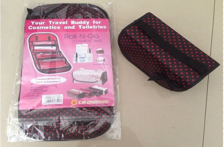 Wholesale TV products domestic trade and foreign trade wash bags spotted - grain cosmetics bags