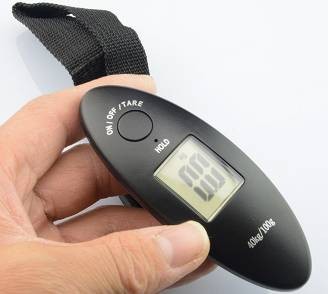 Direct supply AM-A15 Mini hand luggage electronic scale with strap Waterproof electronic scale