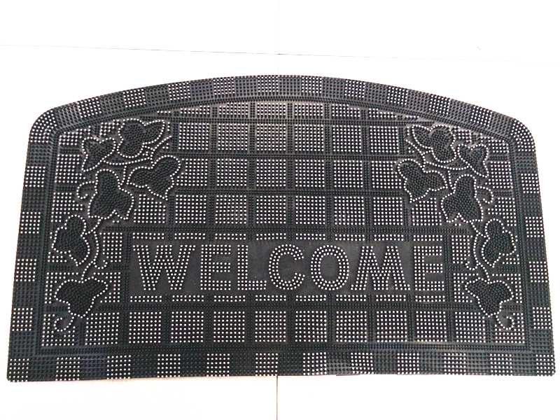European Semi-Round Rubber And Plastic Door Mat High-End Atmospheric Door Mat