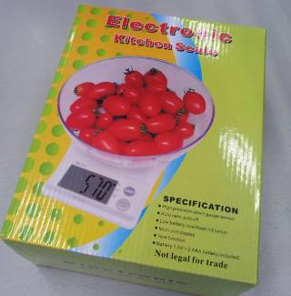 Direct wholesale creative ultra-thin AM-B10 kitchen electronic scale with bowl baking special electronic scale thumbnail