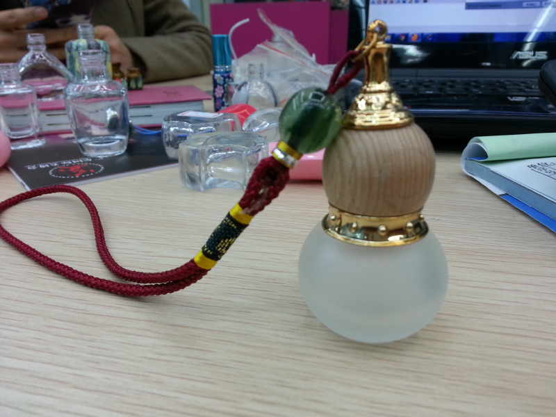 批发FMS009-10ML葫芦汽车挂件香水玻璃空瓶子