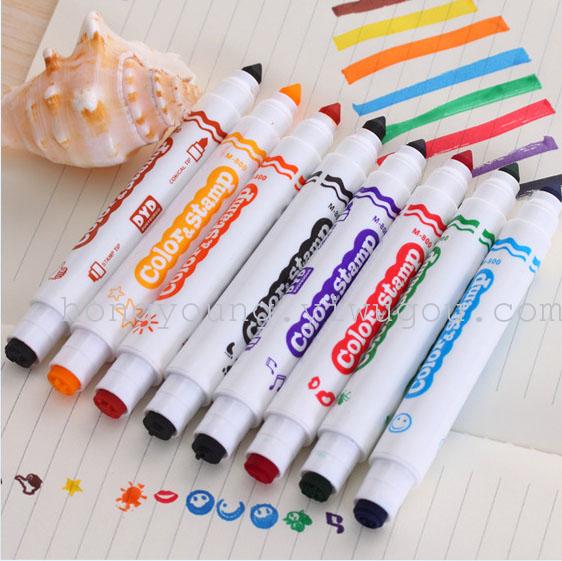 DYD seal watercolor pen 8-color design DIY color pen DUO YOU DUO