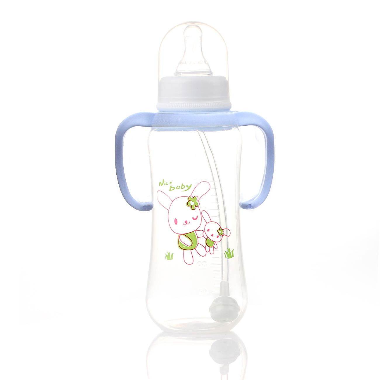 Xm-001 280Ml Standard Mouth Pp Baby Bottle Customized Specification drawing