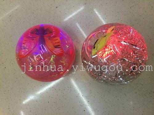 6.5水晶球 弹力球 闪光球 环保 水球 闪光大球产品图