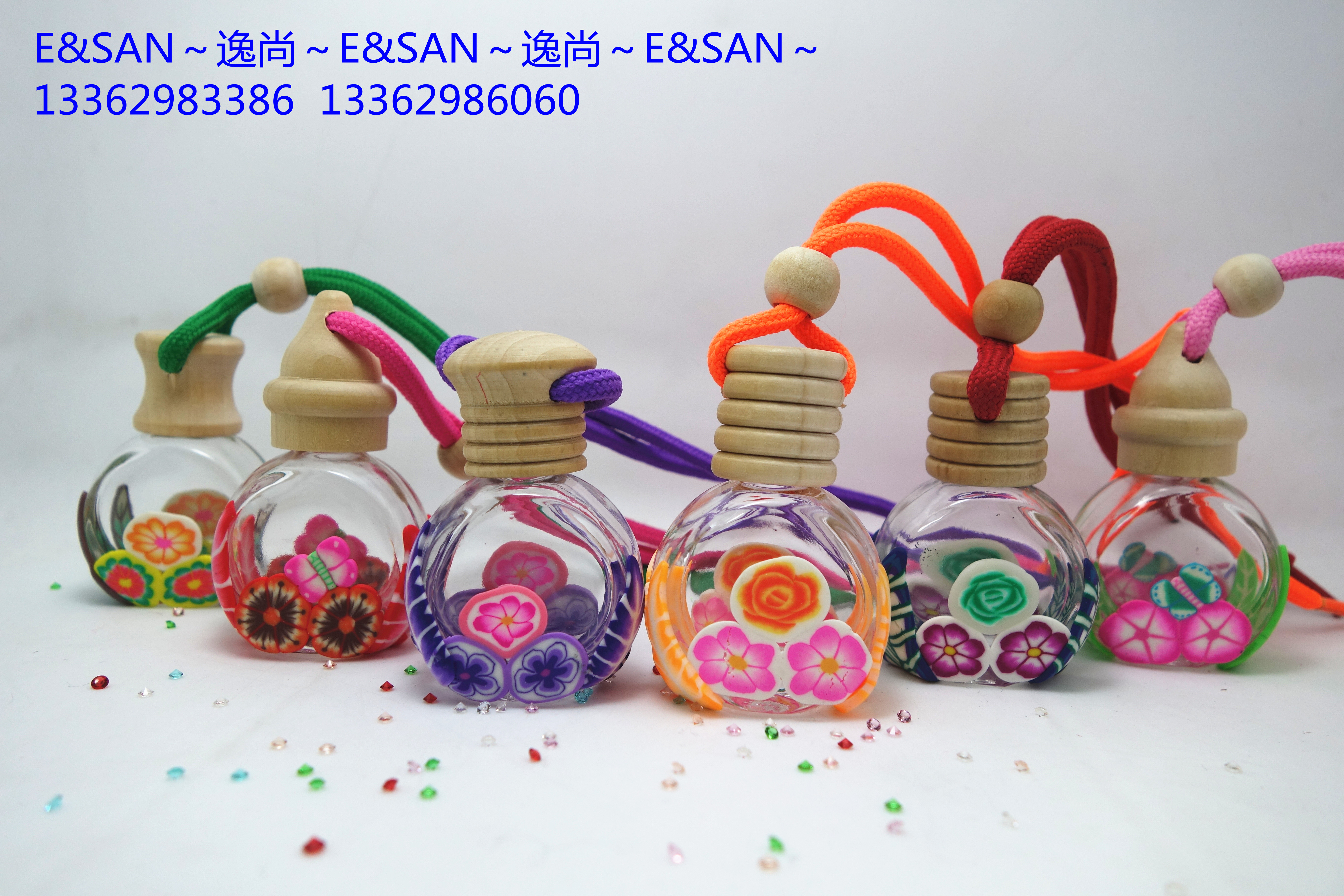 RGB12-10ML汽车挂件/香水瓶/玻璃瓶/精品车挂/空瓶产品图