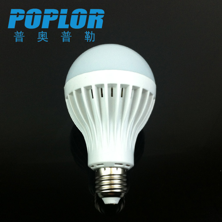 LED声光控感应球泡灯3W楼道走廊照明灯泡节能环保玻纤板产品图