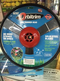TV new orbitrim mower head