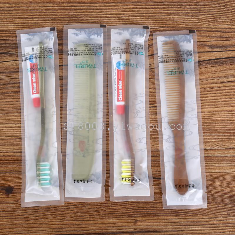 承龙酒店用品 牙具梳子沐浴露剃须刀 酒店一次性用品（套装）细节图