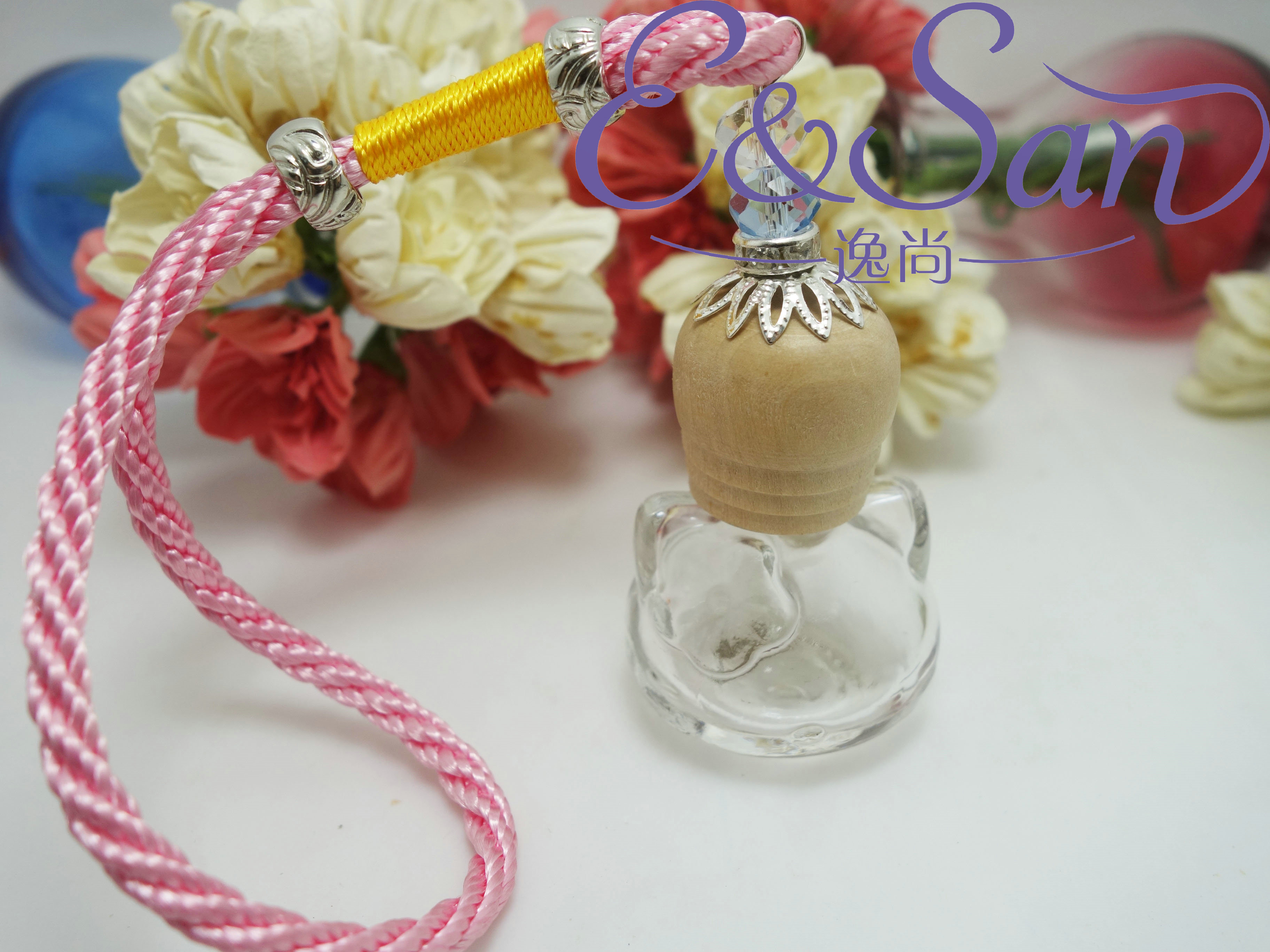 FMA856-10ML精品汽车挂件玻璃香水瓶产品图