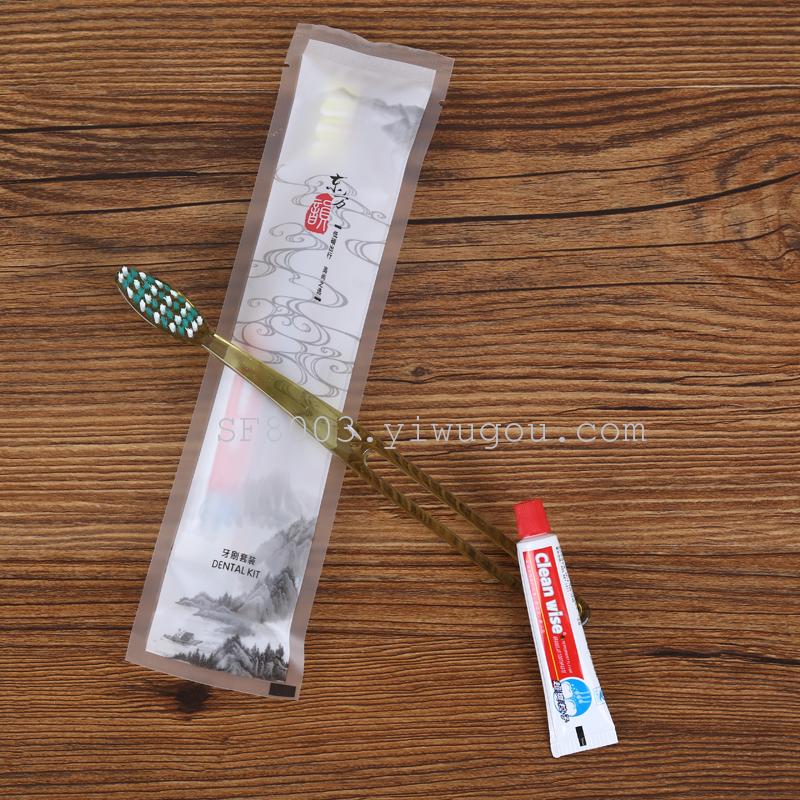 一次性酒店用品套装实物图