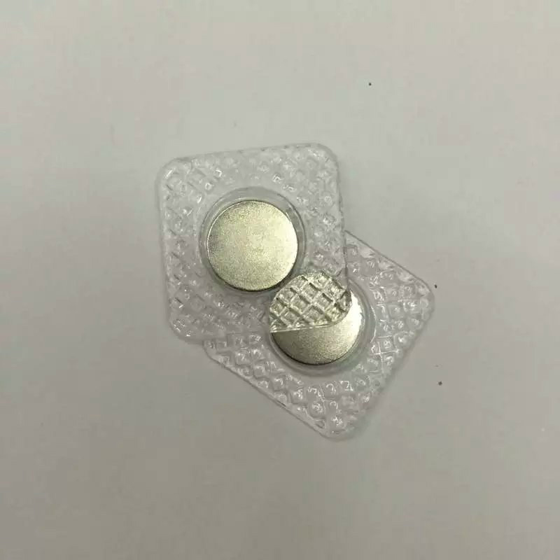 厂家直销 磁铁 磁钢 圆片磁铁 pvc磁扣 服装辅料磁铁