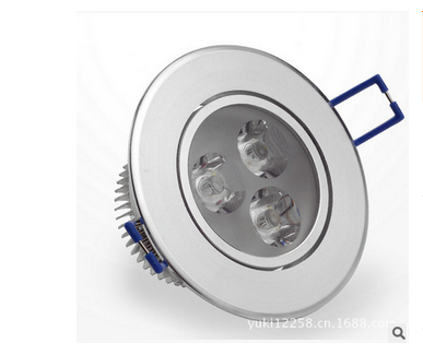 LED high-power 1W day LED spotlights 3W 5.5 cm perforated background spotlights