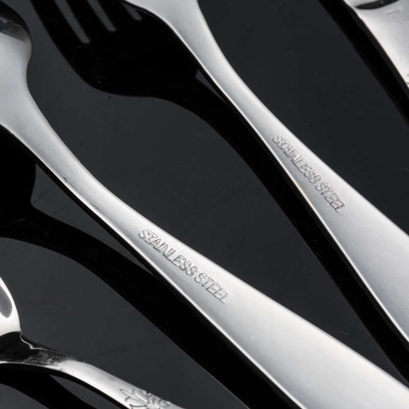 Factory direct sales of high-end stainless steel thickened knife, fork and spoon sets for steak and Western cuisine details Picture