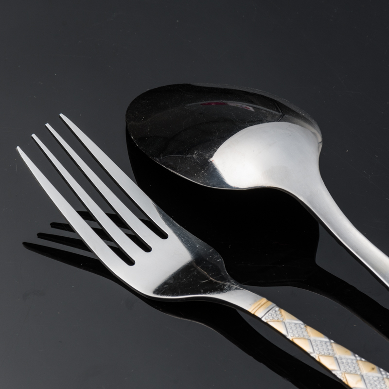 High-end stainless steel thickened steak Western-style knife, fork and spoon set gift home Specification image