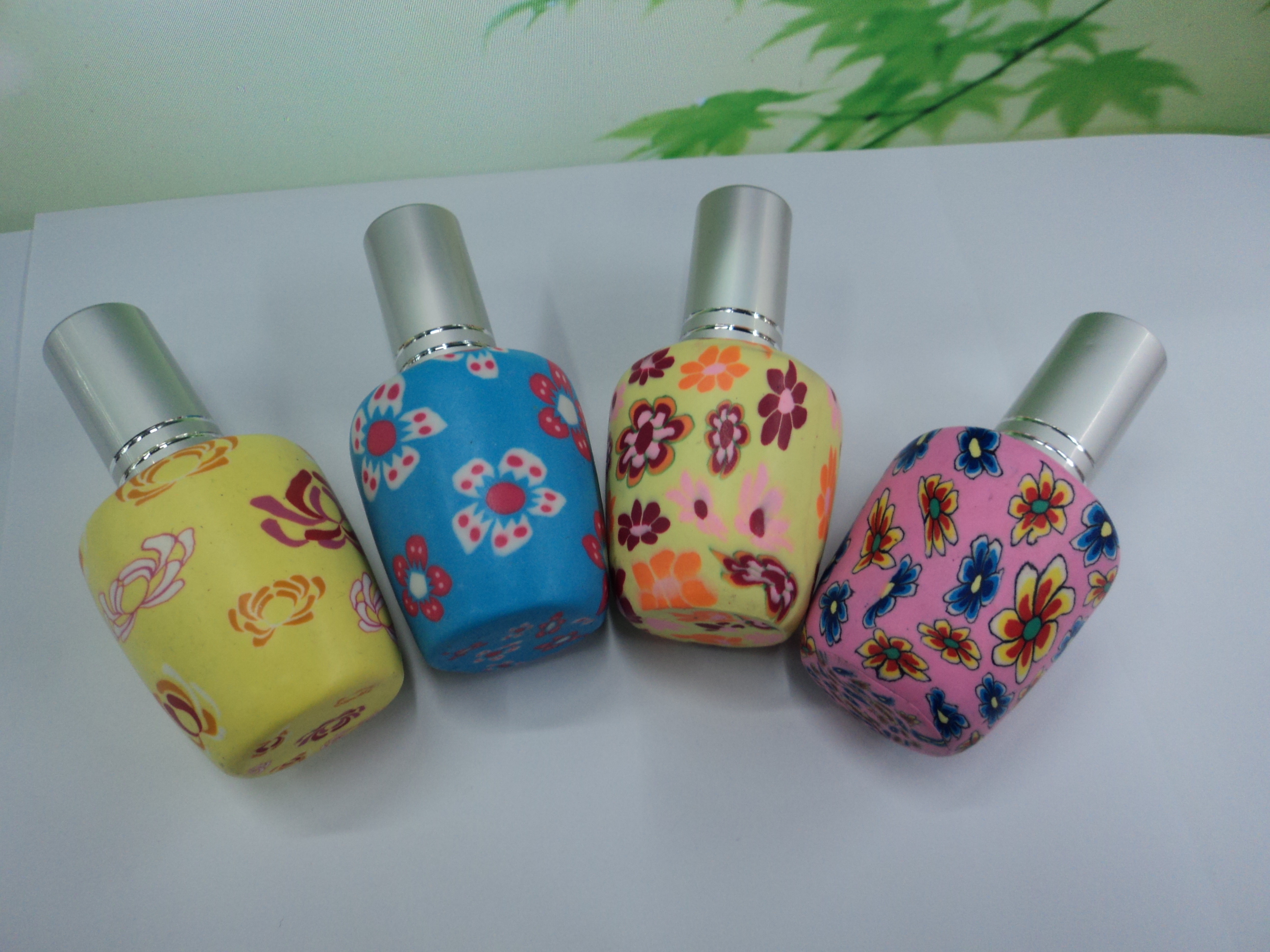 R14-15ML酒坛全包软陶瓶/香水瓶/玻璃瓶/空瓶/喷头瓶