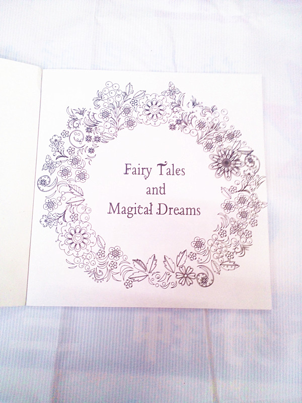 2016最新版英语版本的手绘彩色秘密花园涂色本细节图