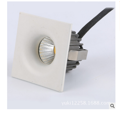 LED down light 4.6cm 3W/5W spotlights COB spotlights cover against fog
