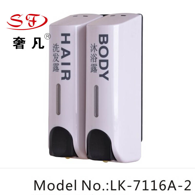 双头按压式皂液器自动液体盒皂液瓶沐浴露洗发水盒